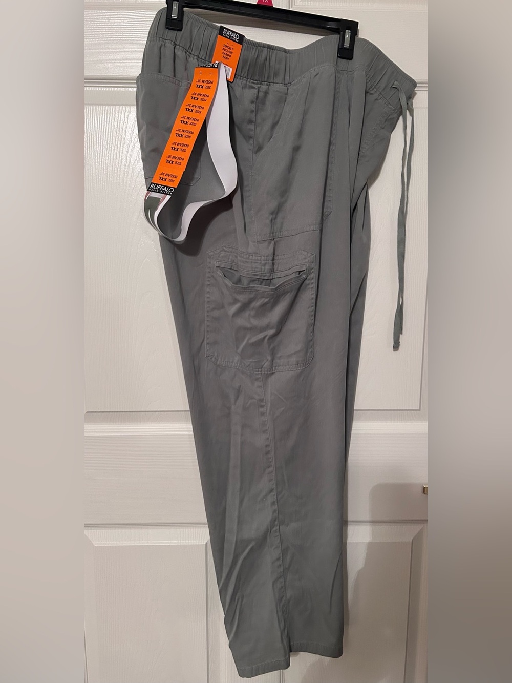 NWT Women’s XXL Cargo Buffalo David Bitton light GreenDrawstring Pants